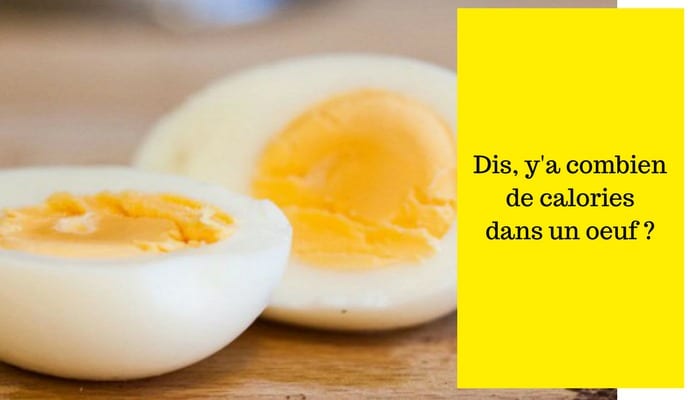 calories oeuf