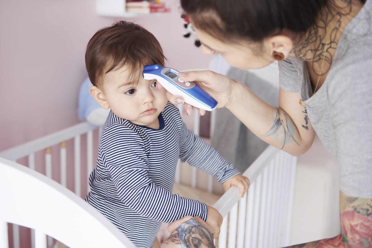 thermometre frontal enfant