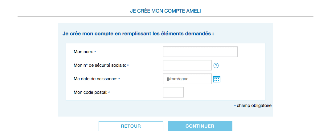 creer compte ameli guide