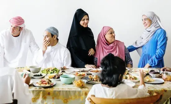 famille repas ramadan