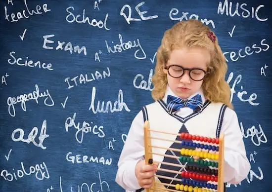 fille école anxiété