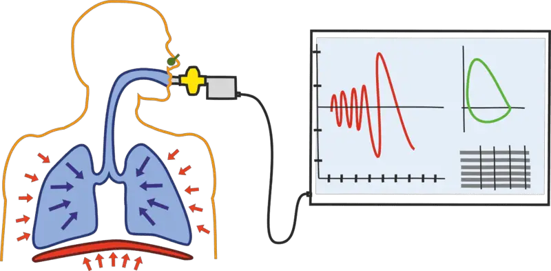 Spirometrie schema