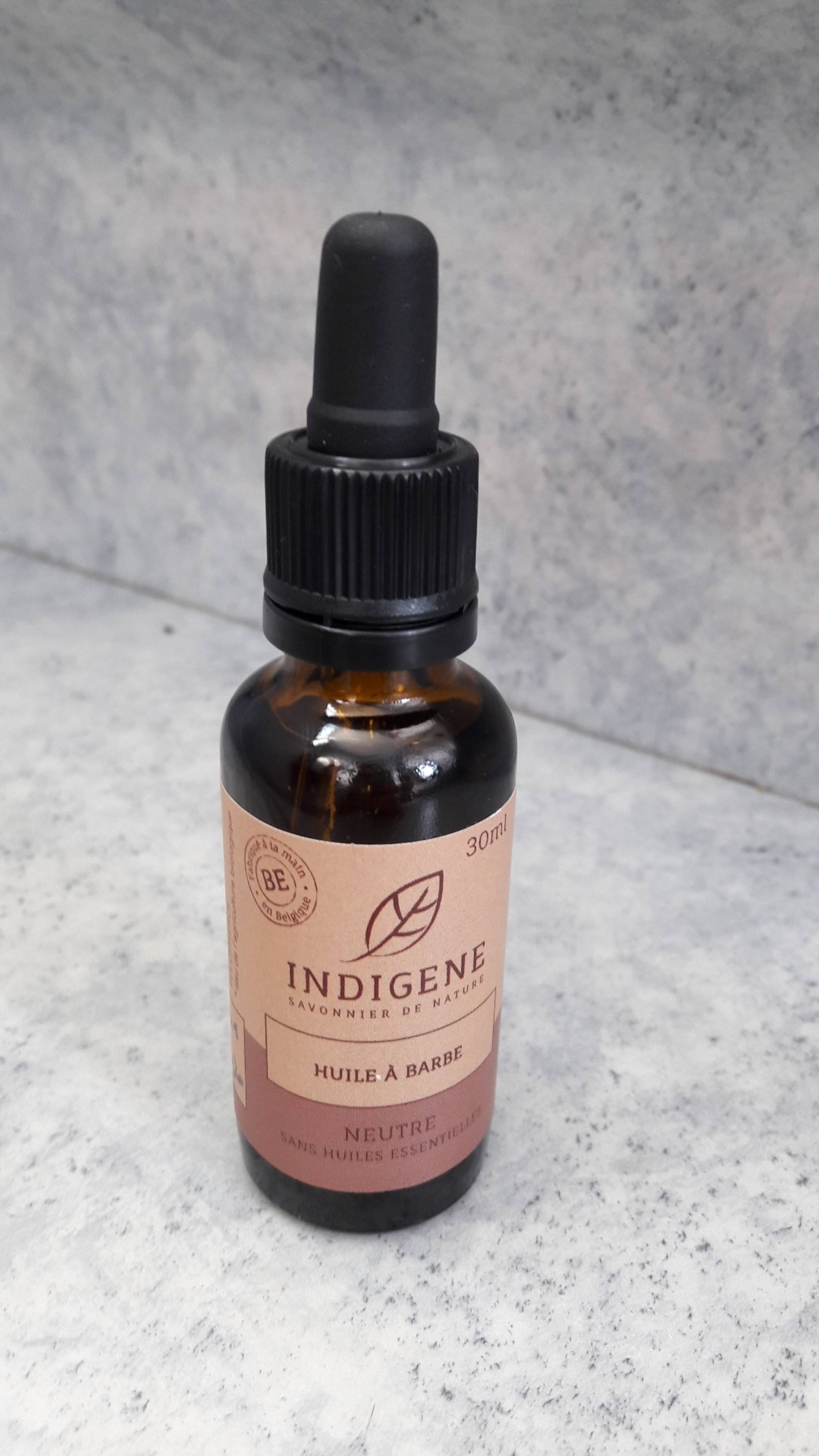 huile a barbe neutre indigene